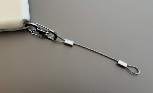 Safety wires + carabiner